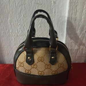 Elegant Brown Designer Handbag